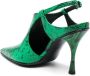 Dsquared2 Mary Jane 110mm leather pumps Green - Thumbnail 3