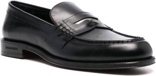 Dsquared2 metal-detail classic loafers Black