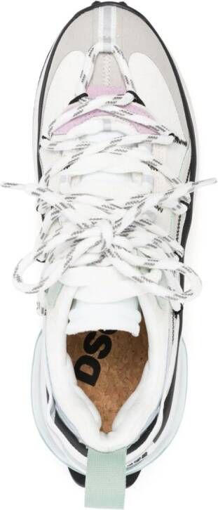 Dsquared2 multi-panel lace-up sneakers White