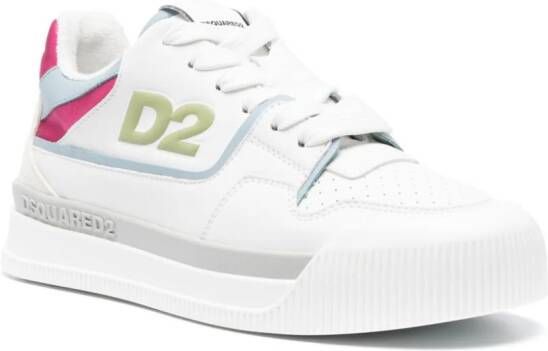 Dsquared2 New Jersey leather sneakers White