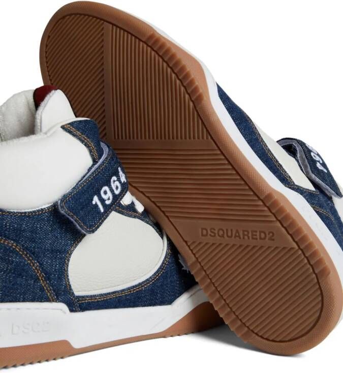 Dsquared2 panelled denim sneakers Blue