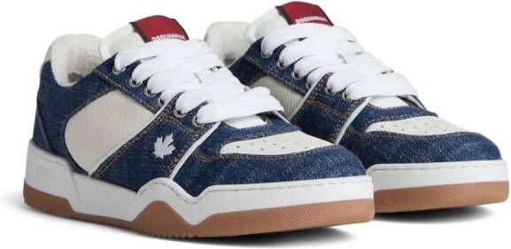 Dsquared2 panelled denim sneakers White