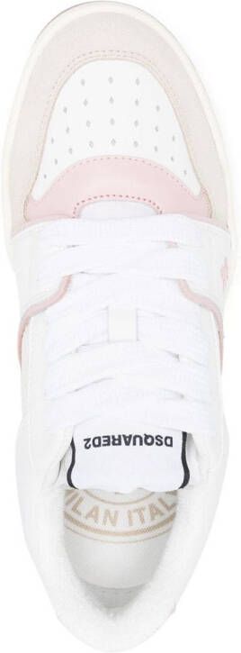 Dsquared2 panelled lace-up sneakers White