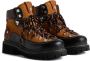 Dsquared2 panelled leather hiking boots Brown - Thumbnail 2