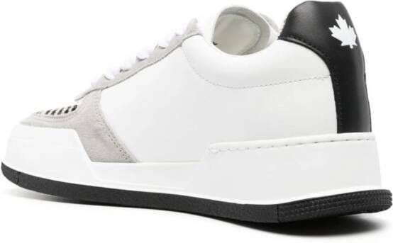 Dsquared2 patch-detail lace-up sneakers White