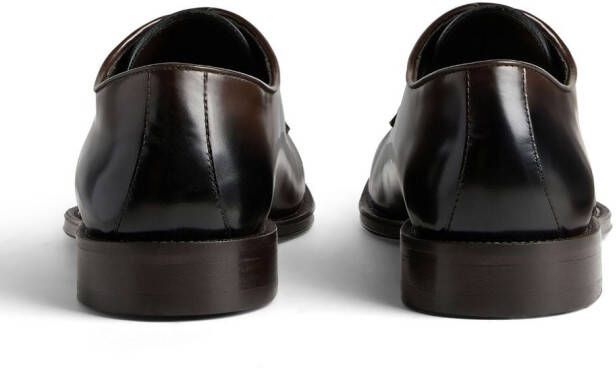 Dsquared2 patent leather derby shoes Brown