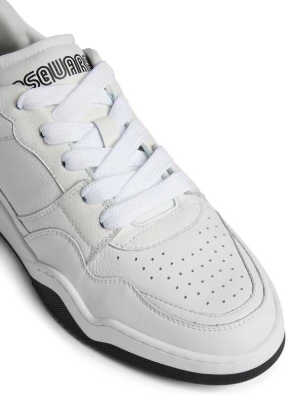 Dsquared2 perforated lace-up sneakers White