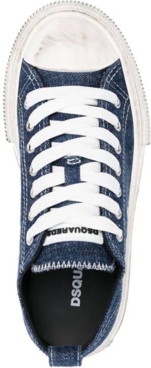Dsquared2 platform-sole low-top sneakers Blue