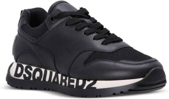 Dsquared2 Running leather sneakers Black