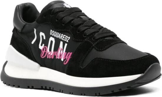 Dsquared2 Running logo-print sneakers Black
