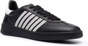 Dsquared2 side-stripe detail low top sneakers Black