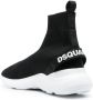 Dsquared2 sock-style logo-print sneakers Black - Thumbnail 3