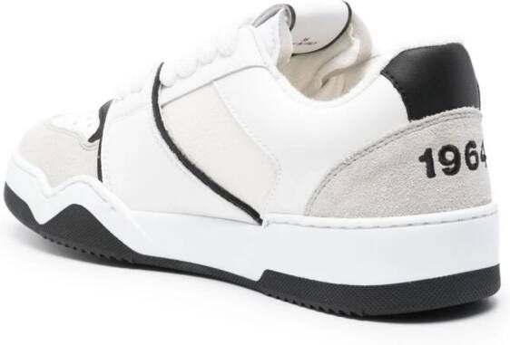Dsquared2 Spiker leather sneakers Neutrals
