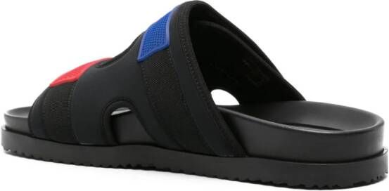 DSQUARED2 Sport Tape flat slides Black