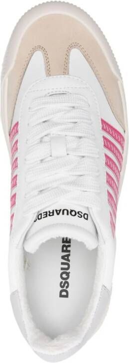 Dsquared2 striped lace-up sneakers White