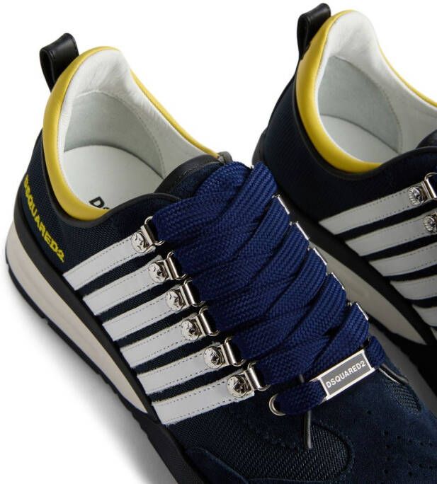 Dsquared2 striped low-top sneakers Blue