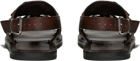 Dsquared2 stud-detail calf-leather sandals Brown