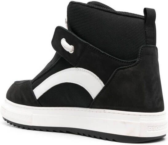 Dsquared2 two-tone high-top sneakers Black