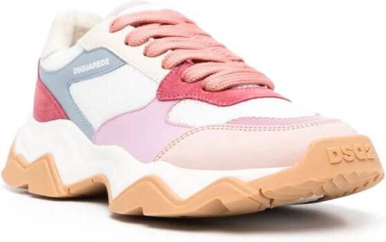Dsquared2 Wave leather sneakers Pink