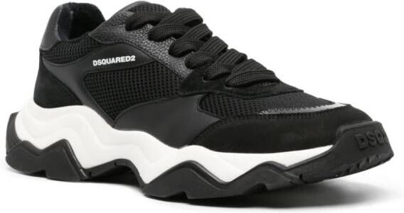 Dsquared2 Wave panelled chunky sneakers Black