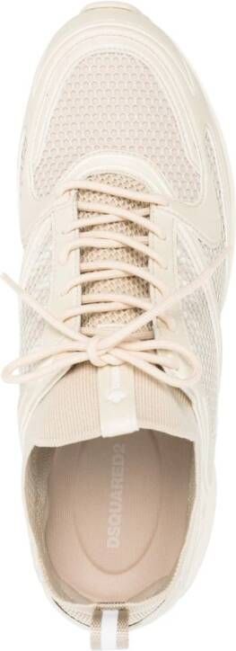 Dsquared2 x Dash panelled low-top sneakers Neutrals