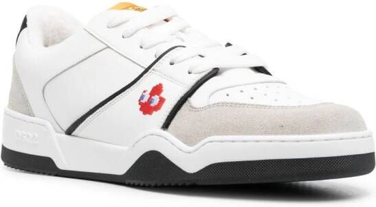 Dsquared2 x Pac-Man panelled low-top sneakers White
