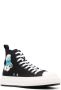 DSQUARED2 x Smurfs high-top cotton sneakers Black - Thumbnail 2