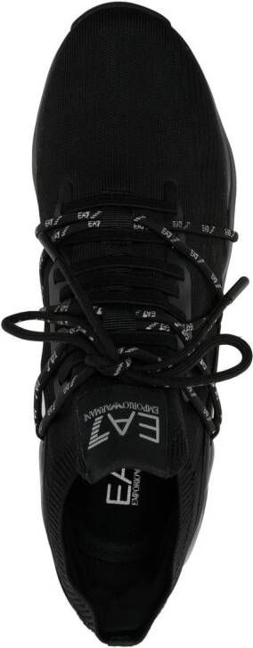 Ea7 Emporio Armani cut-out chunky sneakers Black