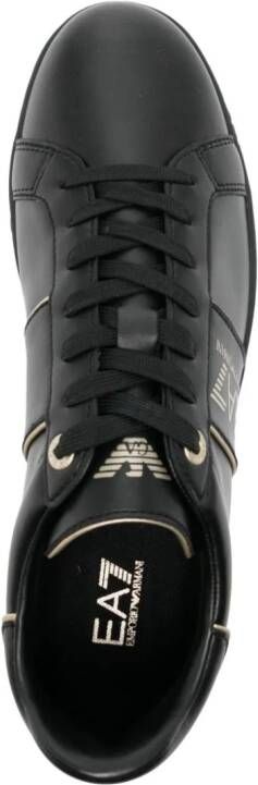 Ea7 Emporio Armani EA7 Classic leather sneakers Black