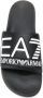 Ea7 Emporio Armani embossed logo slides Black - Thumbnail 4