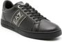 Ea7 Emporio Ar i leather low-top sneakers Black - Thumbnail 2