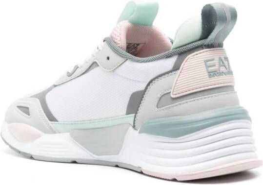 Ea7 Emporio Armani logo-appliqué sneakers Grey