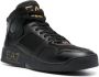 Ea7 Emporio Armani logo-debossed high-top sneakers Black - Thumbnail 2