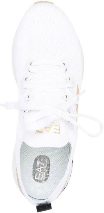 Ea7 Emporio Armani logo low-top sneakers White