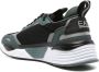 Ea7 Emporio Armani logo-patch panelled sneakers Black - Thumbnail 3