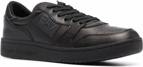 Ea7 Emporio Armani logo-print lace-up sneakers Black