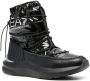 Ea7 Emporio Ar i logo-print quilted snow boots Black - Thumbnail 2