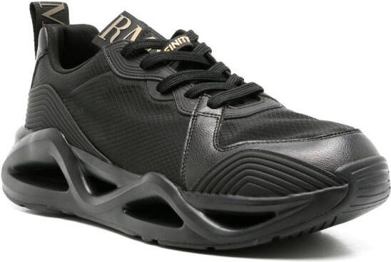 Ea7 Emporio Armani panelled low-top sneakers Black