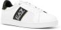 Ea7 Emporio Armani perforated logo-stripe low-top sneakers White - Thumbnail 2