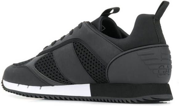 Ea7 Emporio Armani side logo sneakers Black