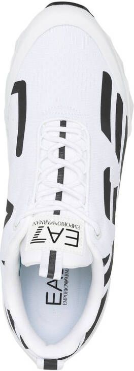 Ea7 Emporio Armani two-tone lace-up sneakers White