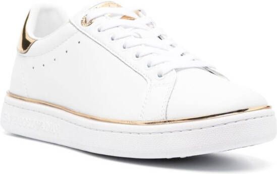 Ea7 Emporio Armani two-tone low-top sneakers White