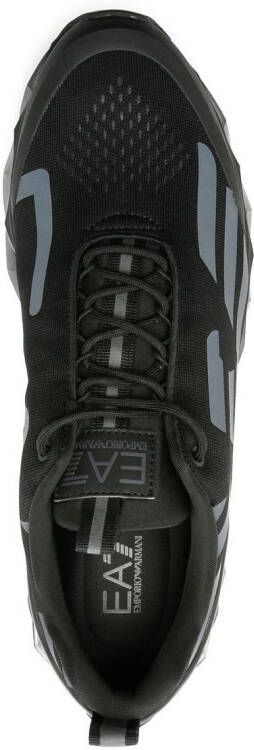 Ea7 Emporio Armani Ultimate Combat logo-print sneakers Black