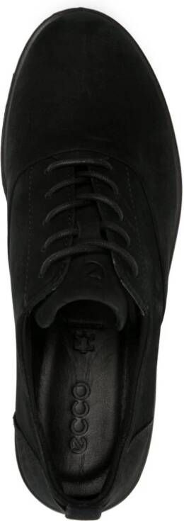 ECCO Bella logo-embossed leather loafers Black
