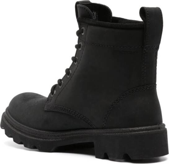 ECCO Grainer lace-up suede boots Black