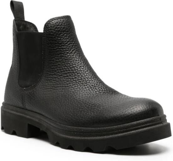 ECCO Grainer leather ankle boots Black