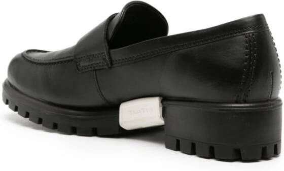 ECCO Modtray leather loafers Black