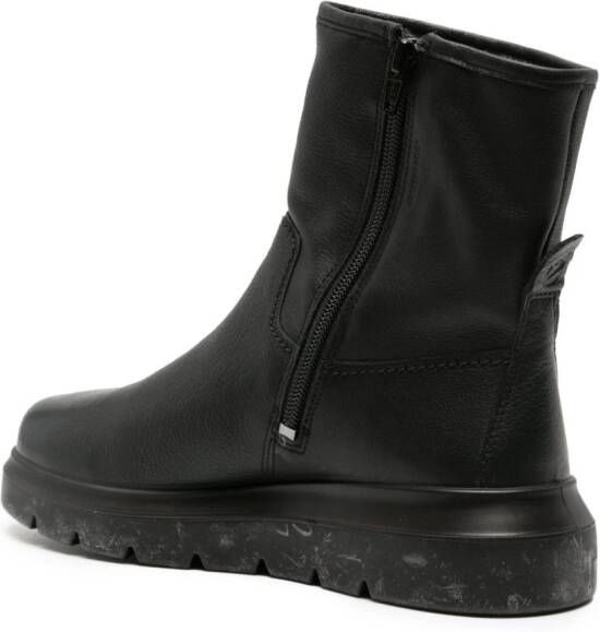 ECCO Nouvelle leather ankle boots Black