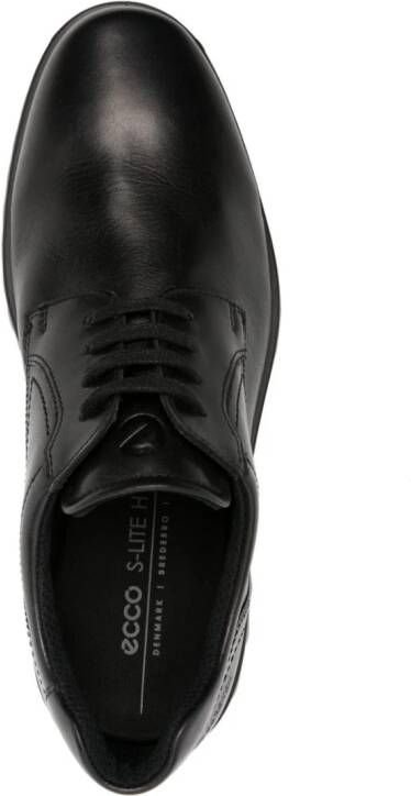 ECCO S-Lite Hybrid leather derby shoes Black