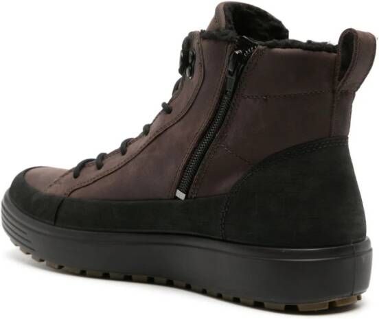 ECCO Soft 7 Tred leather boots Brown